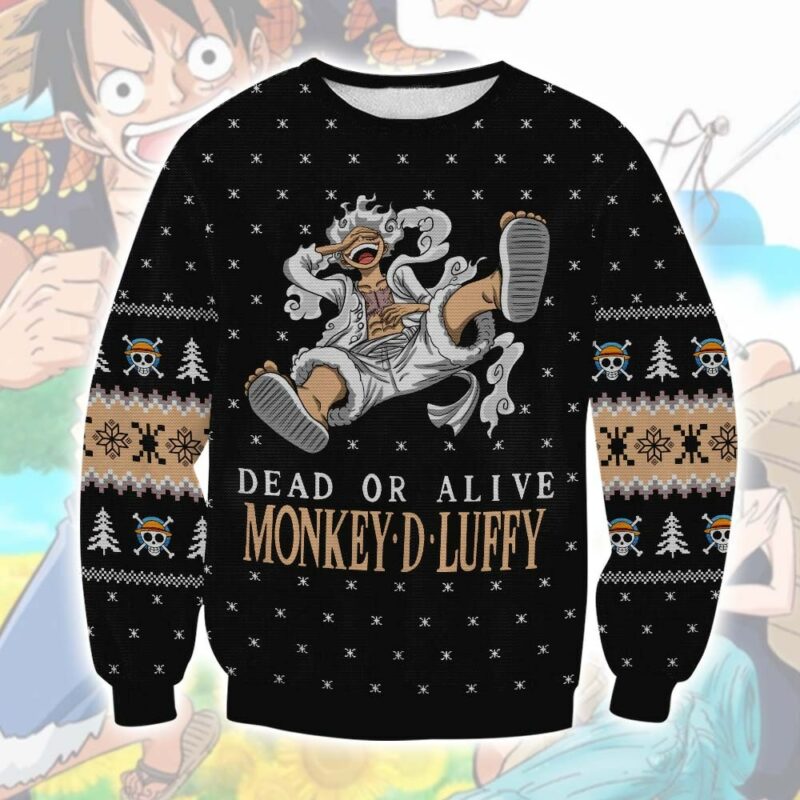 One Piece Dead or Alive Monkey D Luffy Ugly Sweater – LIMITED EDITION