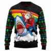 Santa Shark Ugly Christmas Sweater