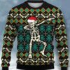 Skull Dabbing Ugly Christmas Sweater