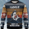 Fishing I Love It Xmas Christmas Gift For Fisher Lover Ugly Sweater