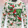 Christmas Dinosaur Ugly Sweater