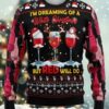 Wine Red Christmas Ugly Christmas Sweater