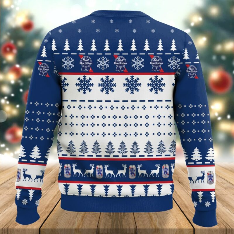 Pabst Blue Ribbon Titties Funny Ugly Sweater