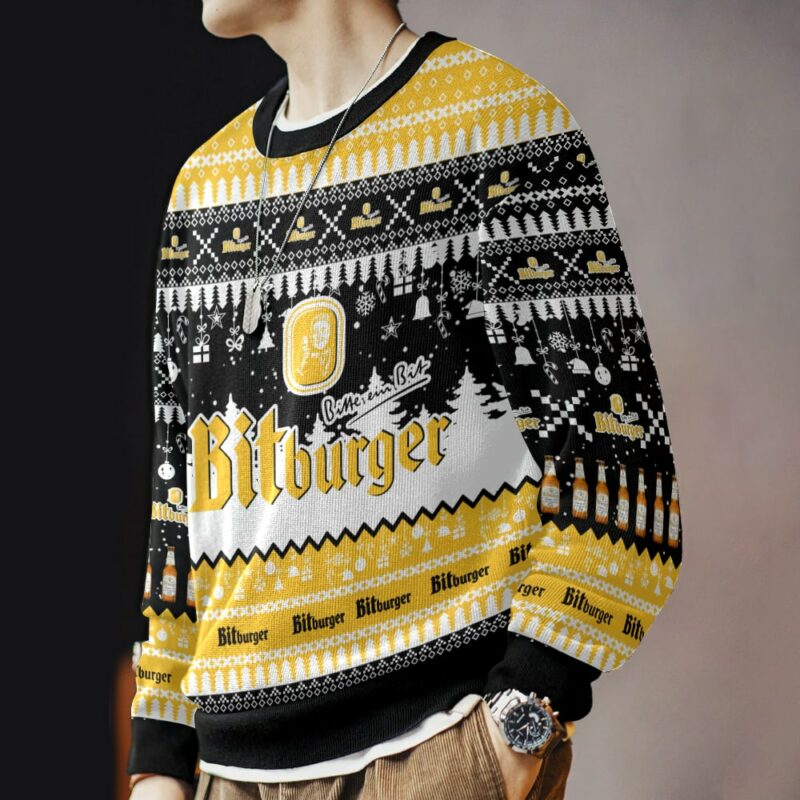 Bitburger German Beer Ugly Sweater