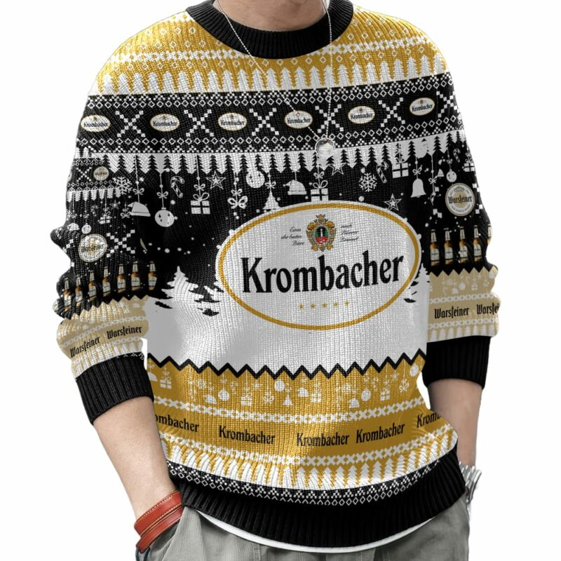 Krombacher German Beer Ugly Sweater