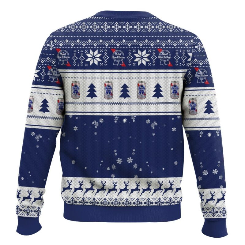 Drink Up Grinches Pabst Blue Ribbon Ugly Sweater