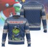 Ho Ho Holy Sh!t Im Drunk Busch Light Grinch Ugly Sweater