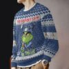 Ho Ho Holy Sh!t Im Drunk Busch Light Grinch Ugly Sweater