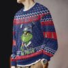 Ho Ho Holy Sh!t Im Drunk Pabst Blue Ribbon Grinch Ugly Sweater