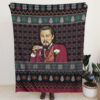 Laughing Leo DiCaprio Meme Blanket