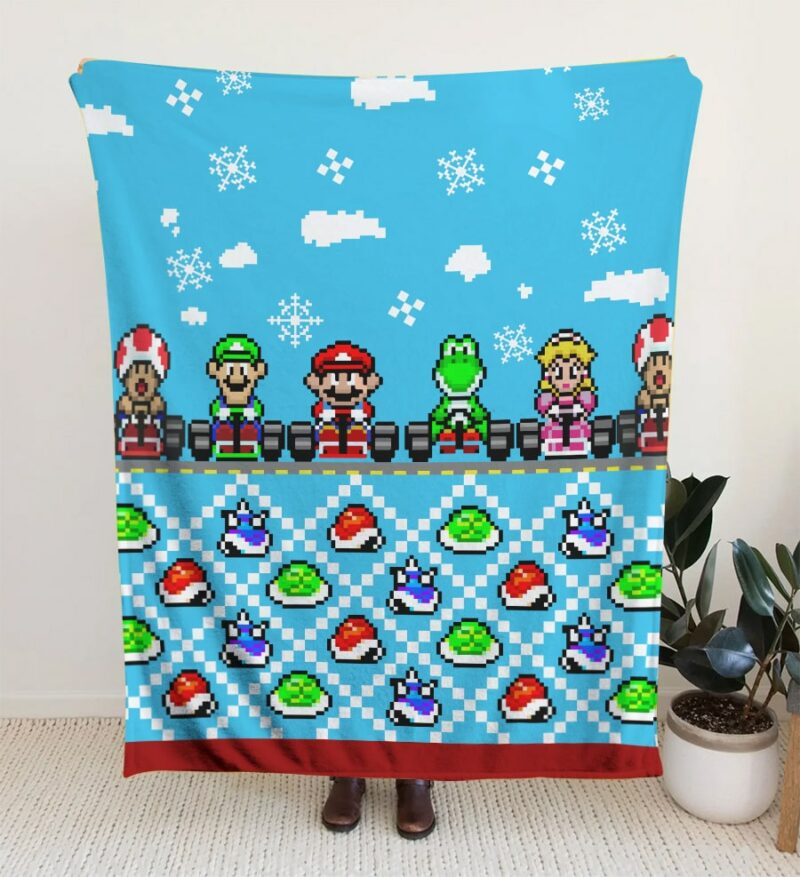 Mario Kart Blanket