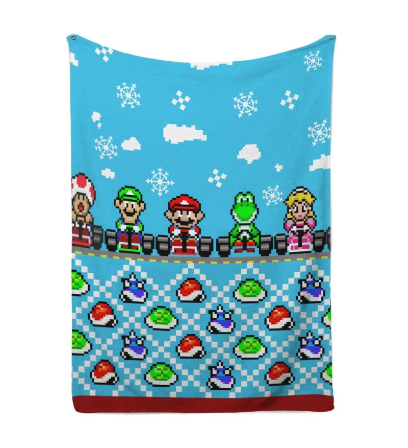 Mario Kart Blanket