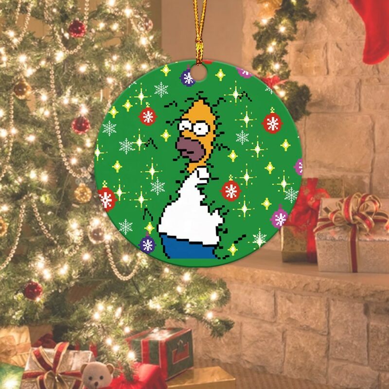 Homer Bush Meme The Simpsons Acrylic Ornament