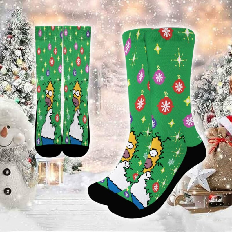 Homer Bush Meme The Simpsons 3D Socks