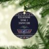 Inverted Top Gun Acrylic Ornament