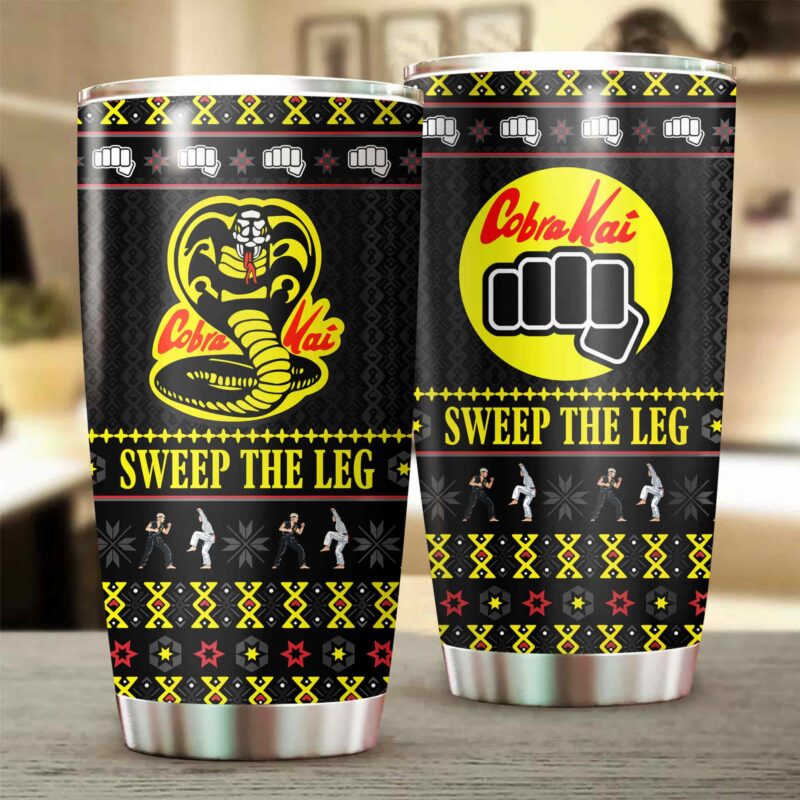 Cobra Kai Sweep The Leg Karate Kid Tumbler