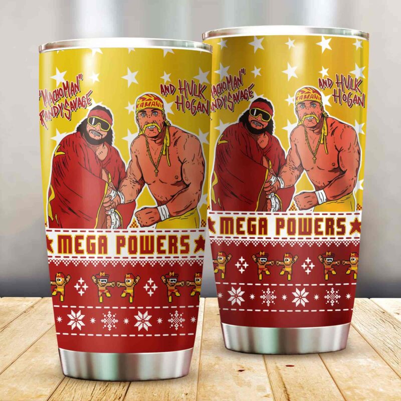 Mega Powers Macho Man and Hulk Hogan Tumbler