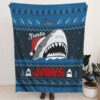 Santa Jaws Jaws Blanket