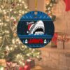 Santa Jaws Jaws Acrylic Ornament