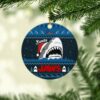 Santa Jaws Jaws Acrylic Ornament