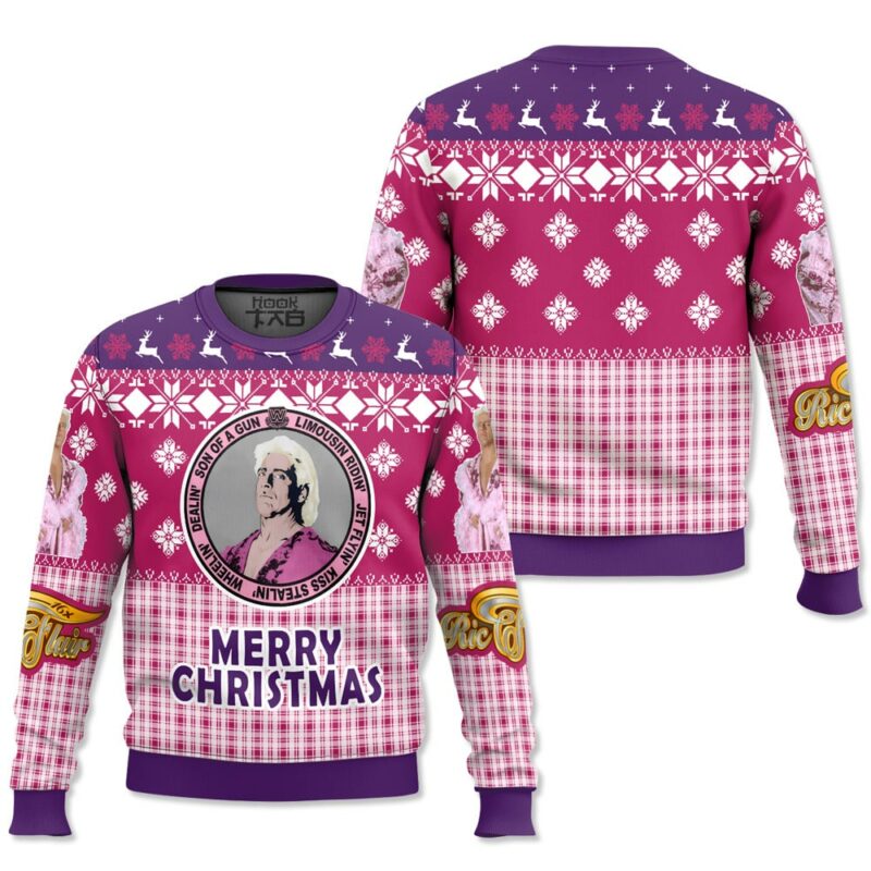 Legendary Ric Flair WWE Ugly Christmas Sweater