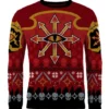 Chaos Reigns Khorne Ugly Christmas Sweater