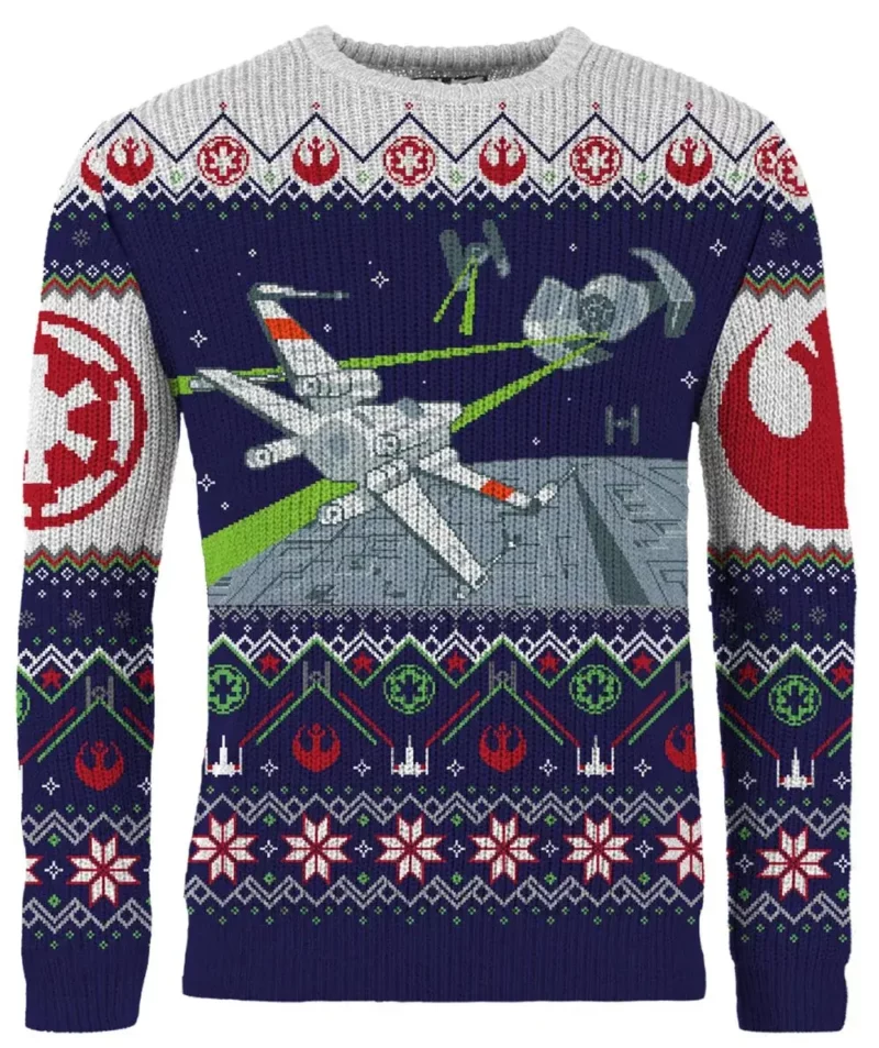 X-Wing v TIE Fighter Ugly Christmas Sweater