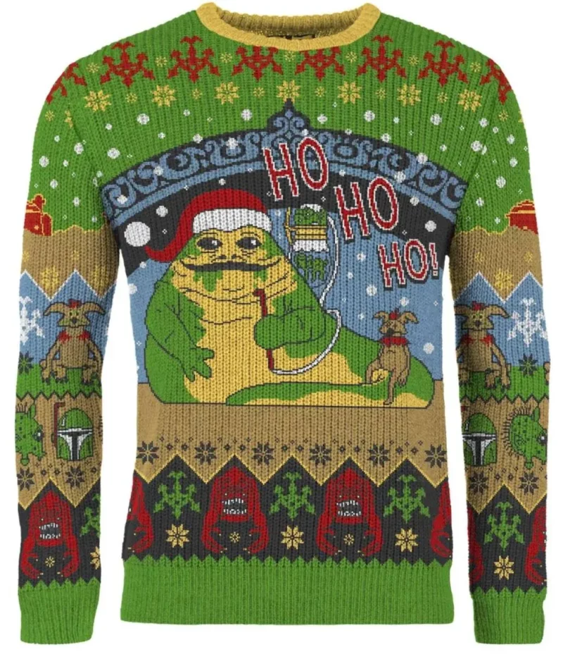 Jabba's Jolly Ho-Ho-Holiday Christmas Sweater Preorder