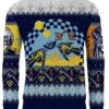 Santa's New Sleigh Pod Racer Christmas Sweater Preorder