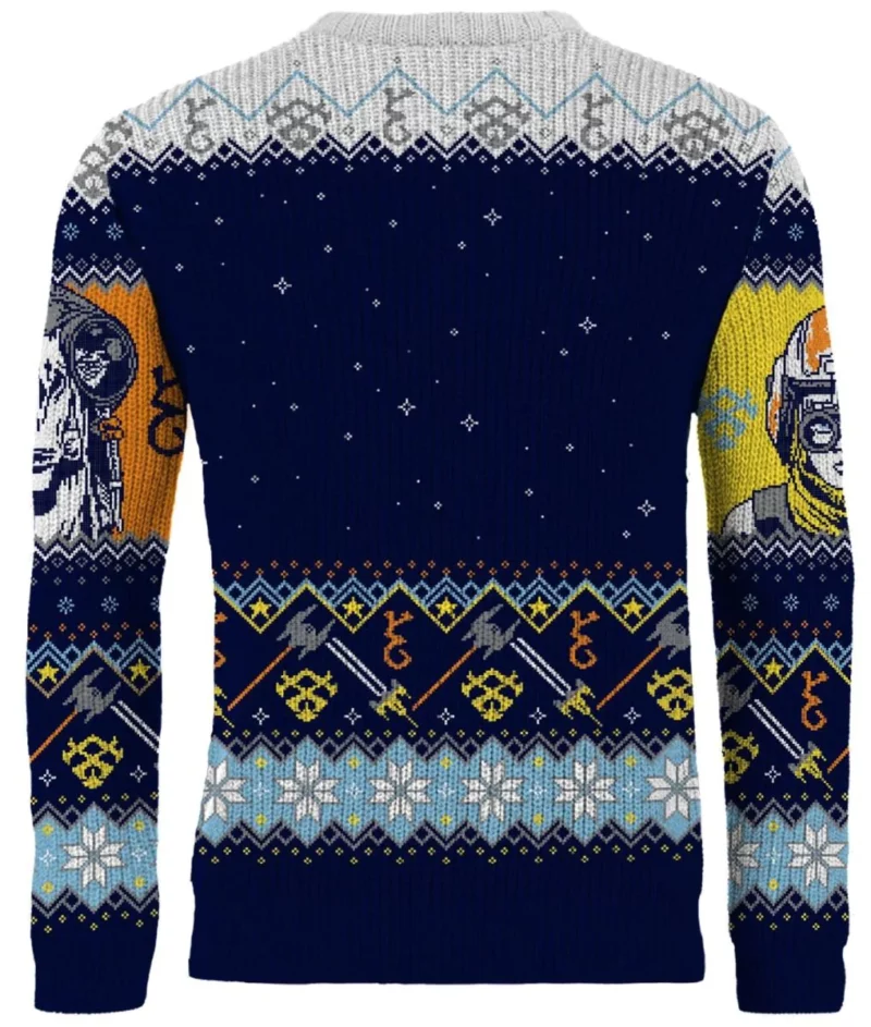 Santa's New Sleigh Pod Racer Christmas Sweater Preorder