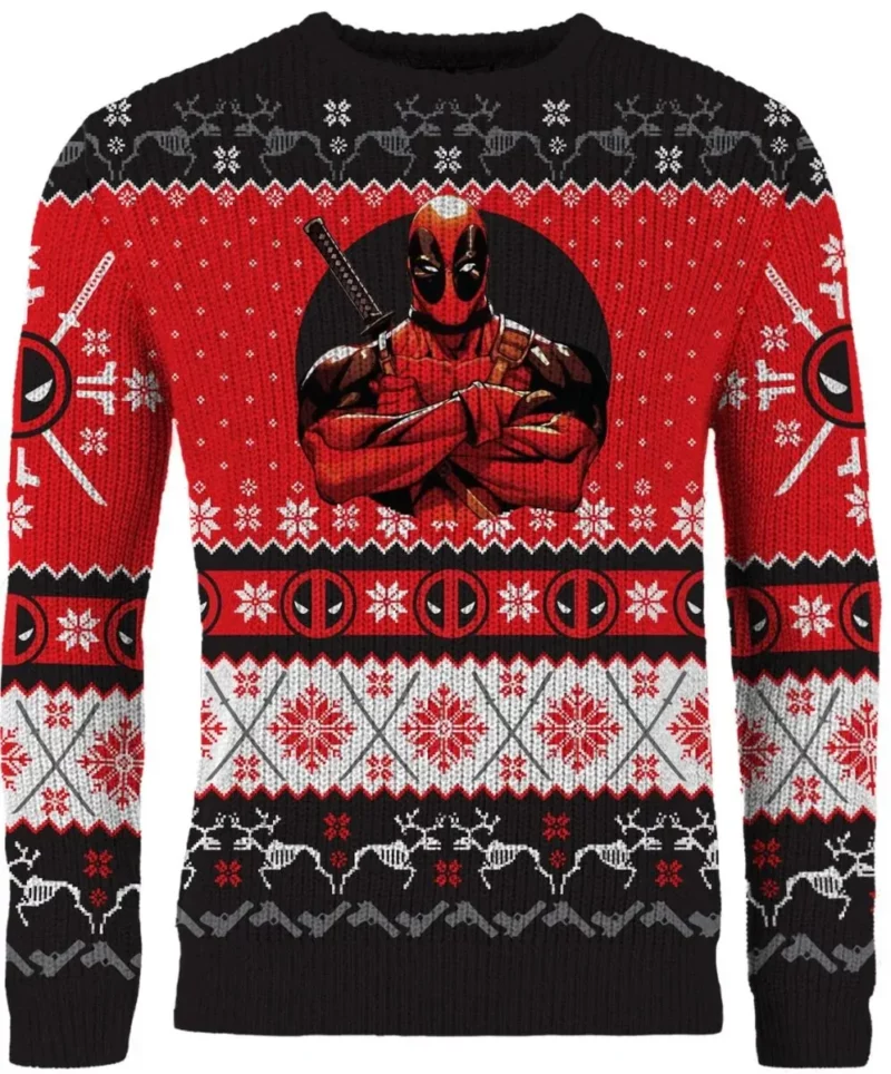 Once Upon A Deadpool Ugly Christmas Sweater