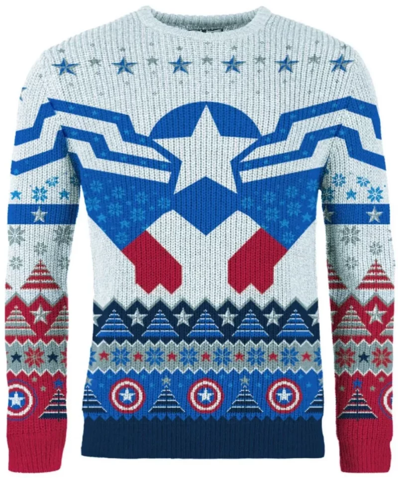 New and Improved Sam Wilson Ugly Christmas Sweater