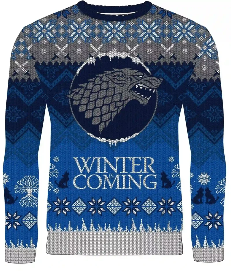 Winter Is Coming Stark Ugly Christmas Sweater