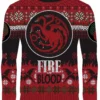 Fire & Blood Targaryen Ugly Christmas Sweater