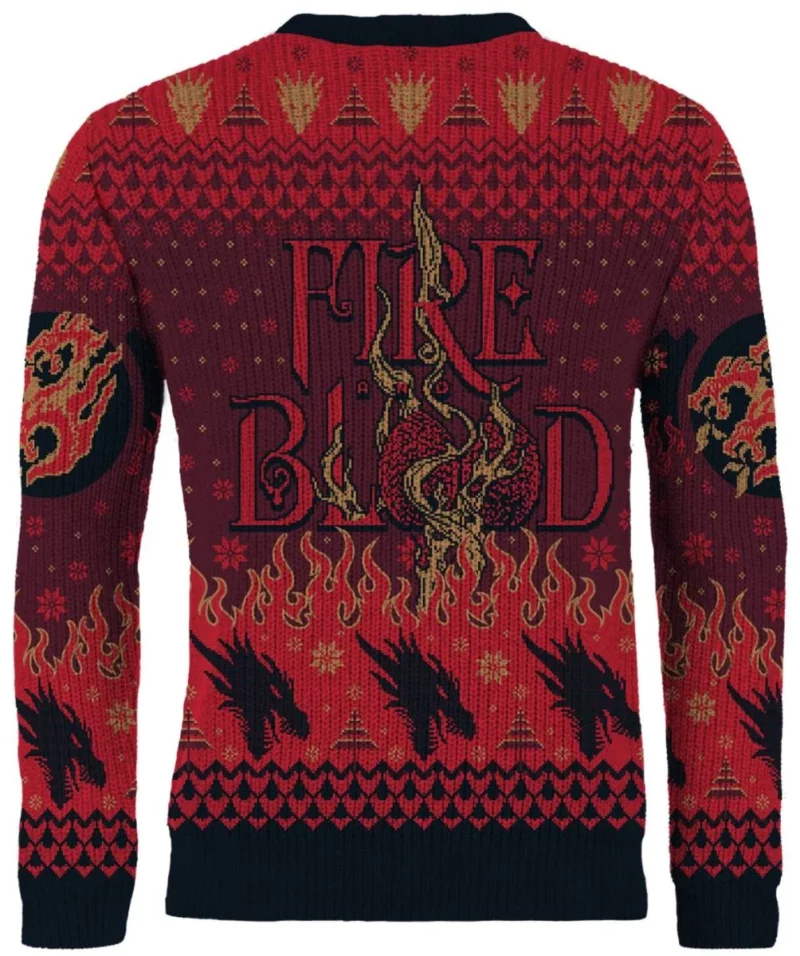 Three Wise Dragons Targaryen Ugly Christmas Sweater