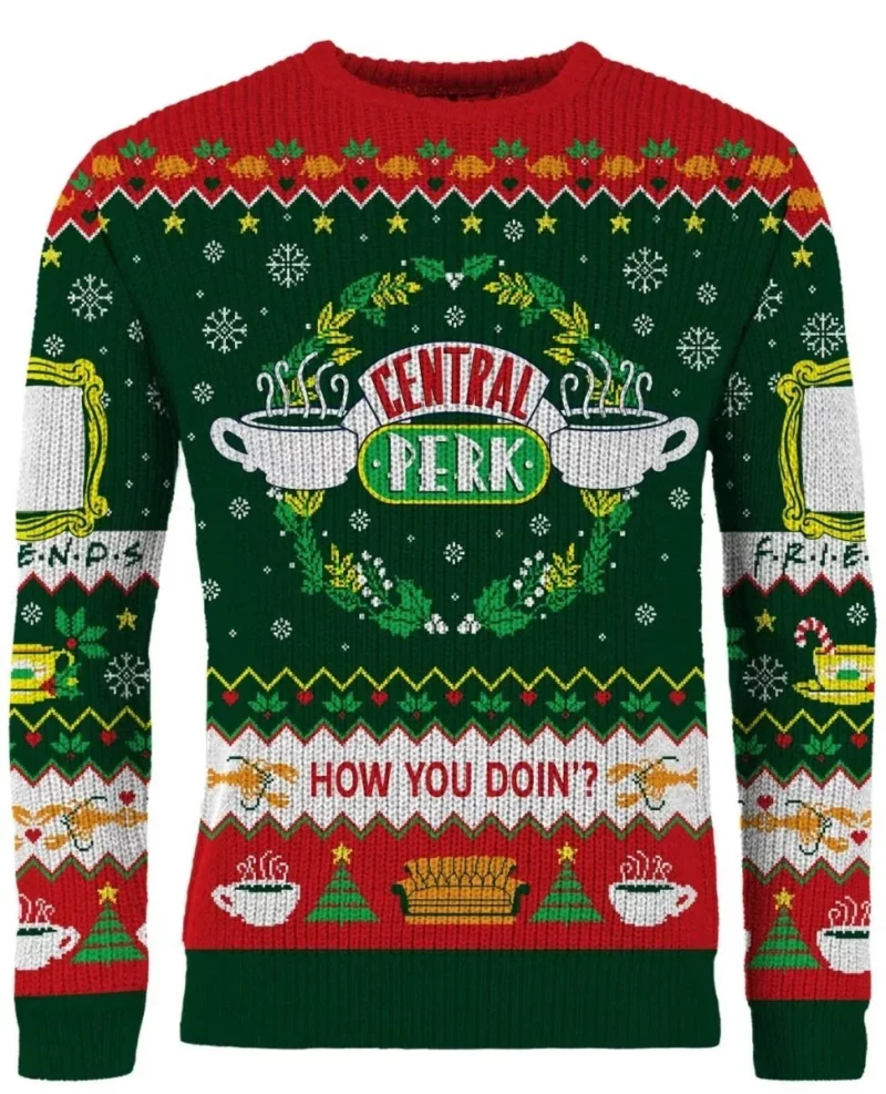 Central Perk Holiday Special Ugly Christmas Sweater