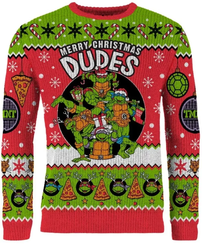 Heroes In A Half-Sled Ugly Christmas Sweater