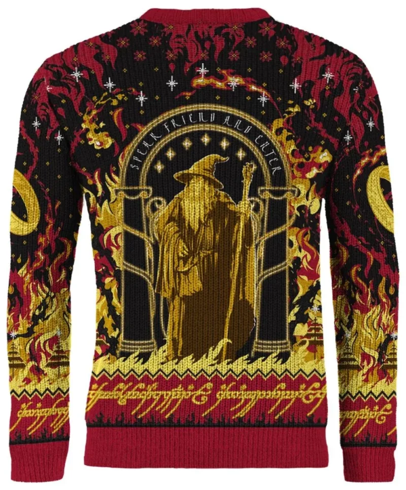 You Shall Not Pass Balrog Christmas Sweater Preorder