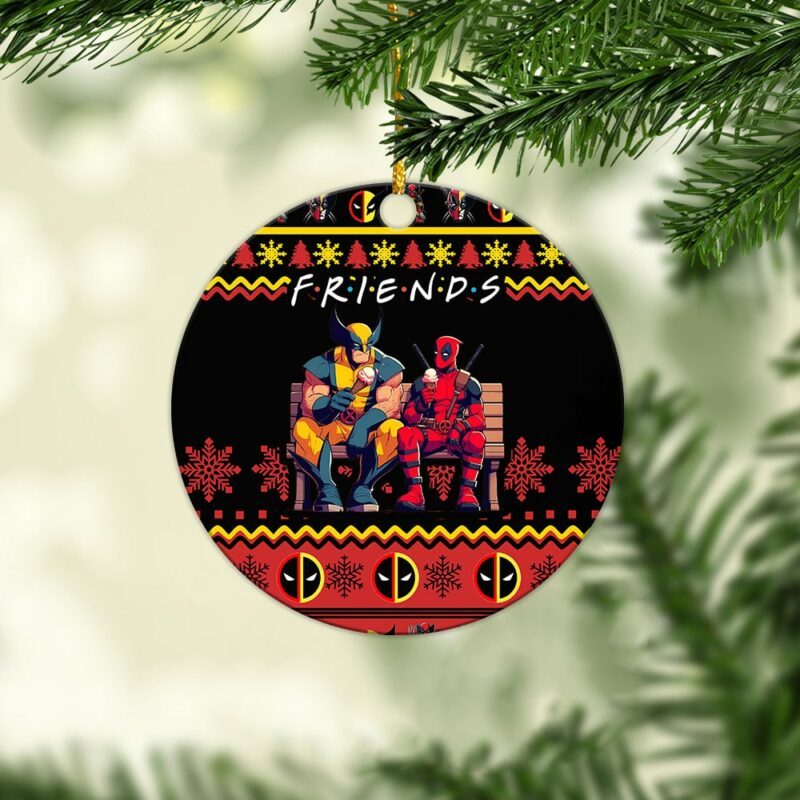 F.R.I.E.N.D.S Deadpool Wolverine Acrylic Ornament