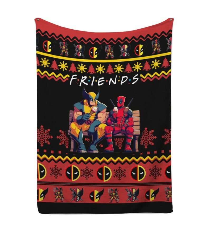 F.R.I.E.N.D.S Deadpool Wolverine Blanket