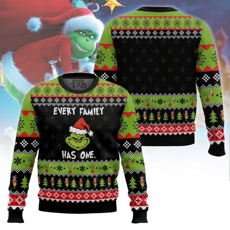 Every Family has one Grinch Ugly Sweater