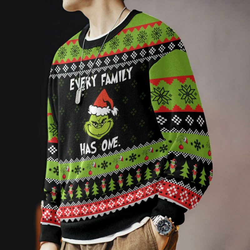 Every Family has one Grinch Ugly Sweater