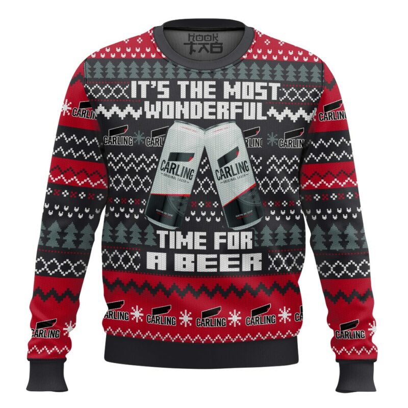 Carling UK Beer Ugly Sweater