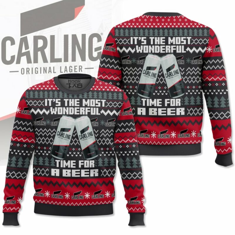 Carling UK Beer Ugly Sweater