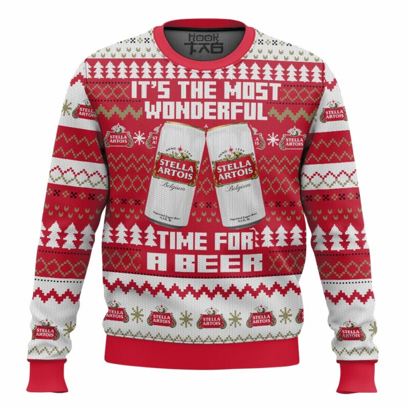 Stella Artois UK Beer Ugly Sweater