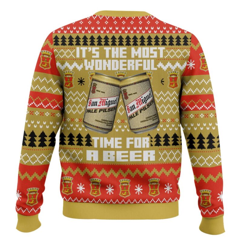 San Miguel UK Beer Ugly Sweater