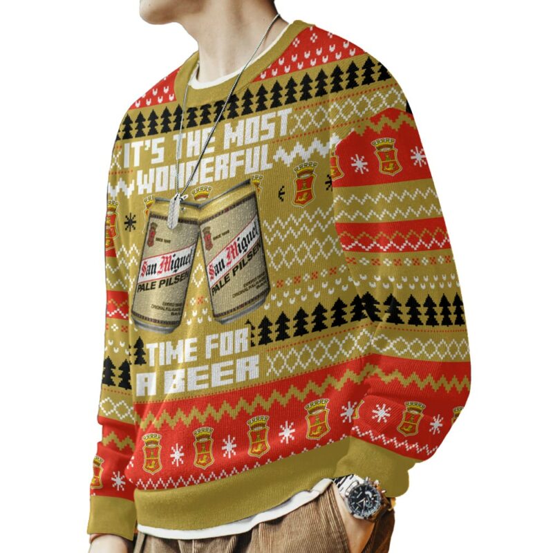 San Miguel UK Beer Ugly Sweater