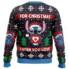 Christmas Love Stitch Ugly Christmas Sweater