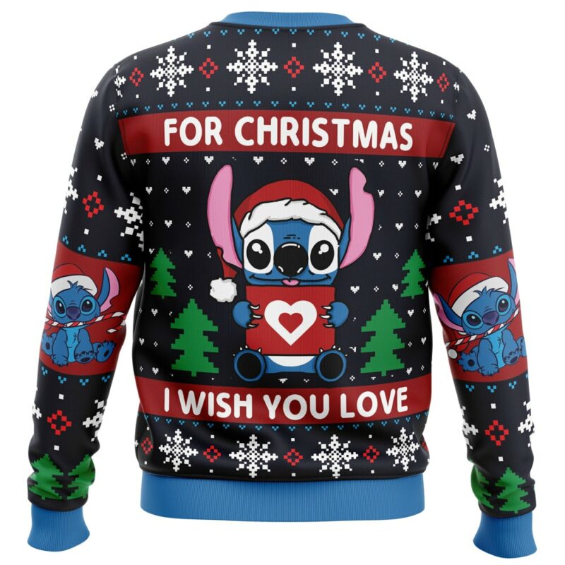 Christmas Love Stitch Ugly Christmas Sweater