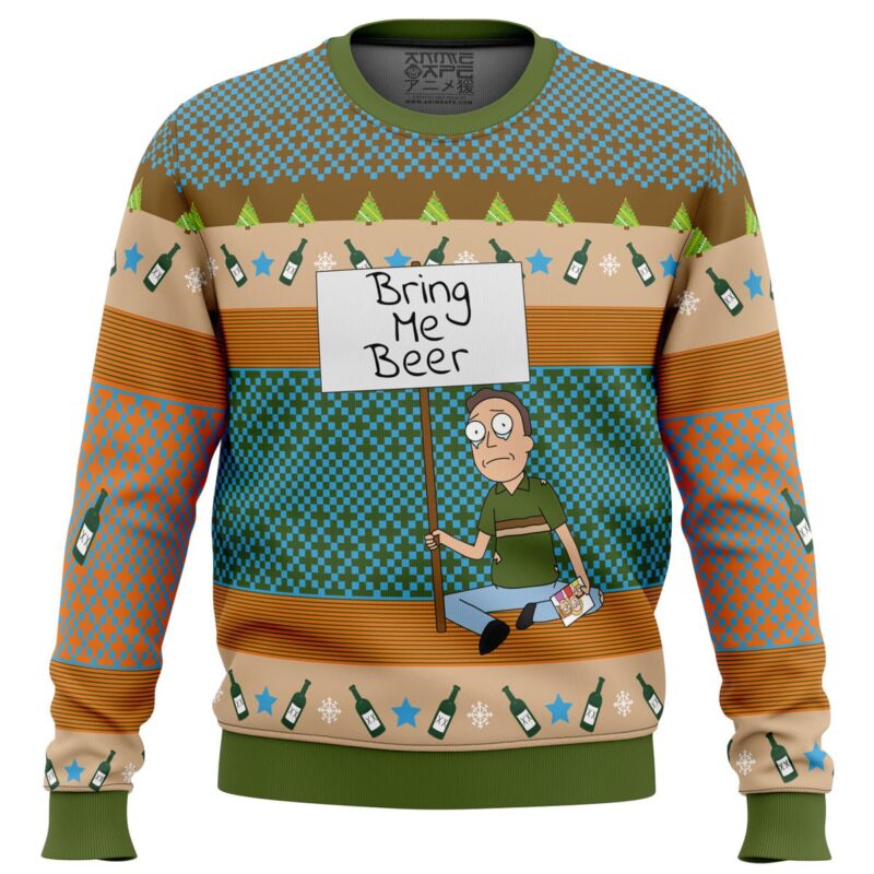 Jerry Christmas Rick And Morty Ugly Christmas Sweater